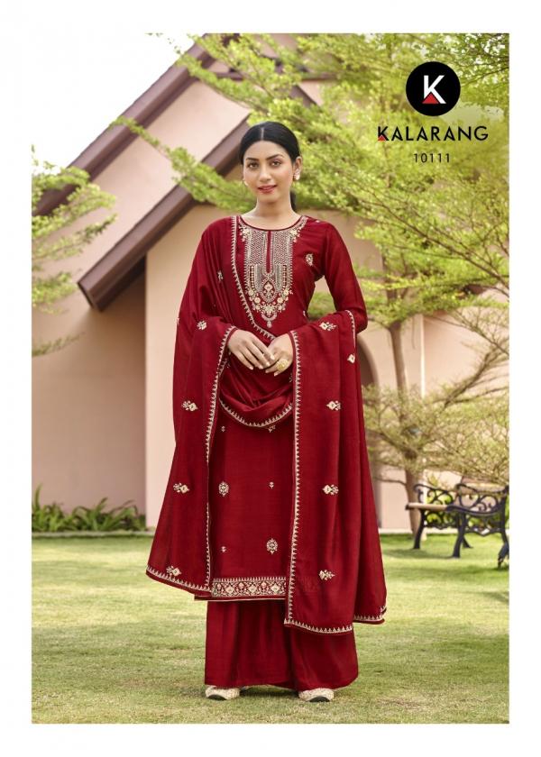 Kalarang Jiya Festival Wear Silk Designer Salwar Suit Collection